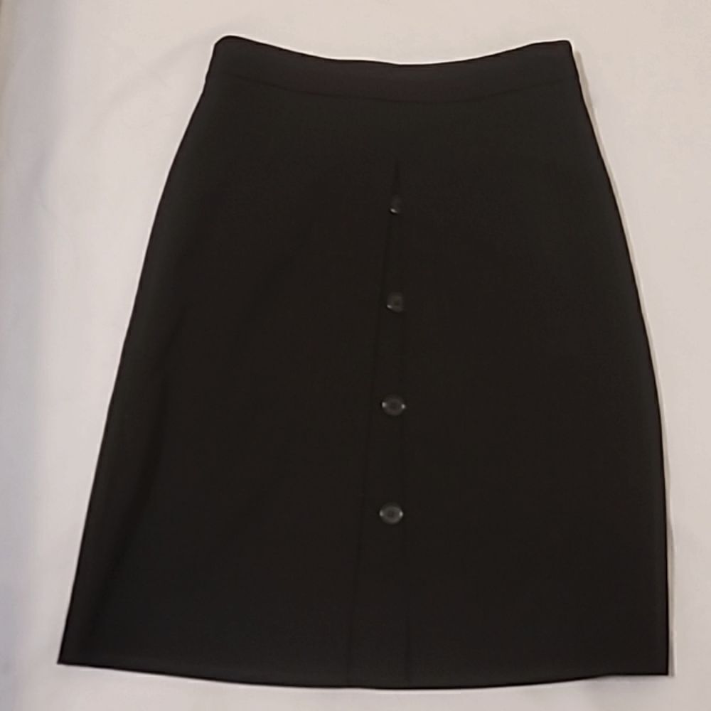 Ann Taylor front Button midi skirt size 4